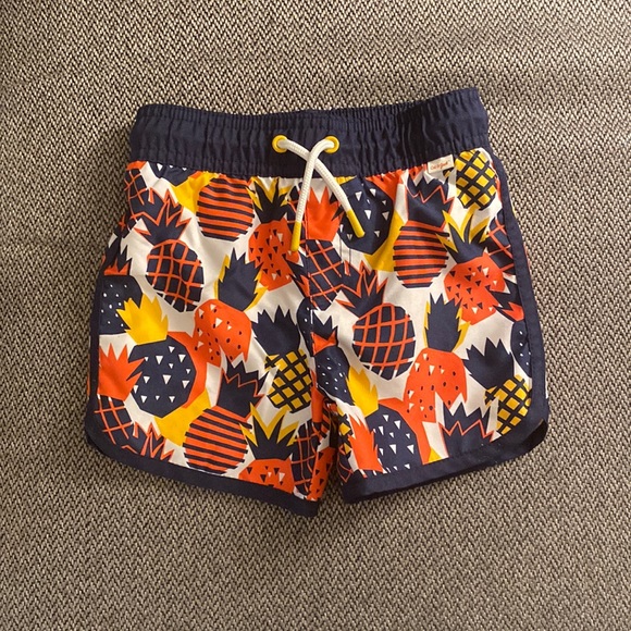 Cat & Jack Toddler Boy Pineapple Swim Trunks - Picture 1 of 4